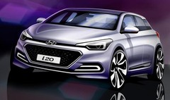 Компания Hyundai презентовала дизайн нового i20