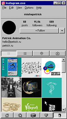 Instagram for Win95